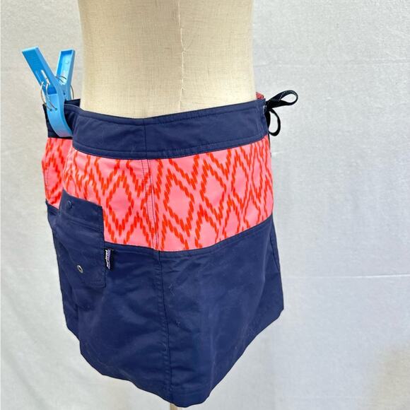 Patagonia® Worn Wear W's Board Skirtie mini skirt in Classic Navy womens size 10 - Picture 7 of 13